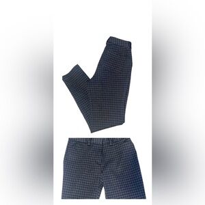CK Modern Fit Gray Black Plaid Pants Trousers sz 6​​​​​